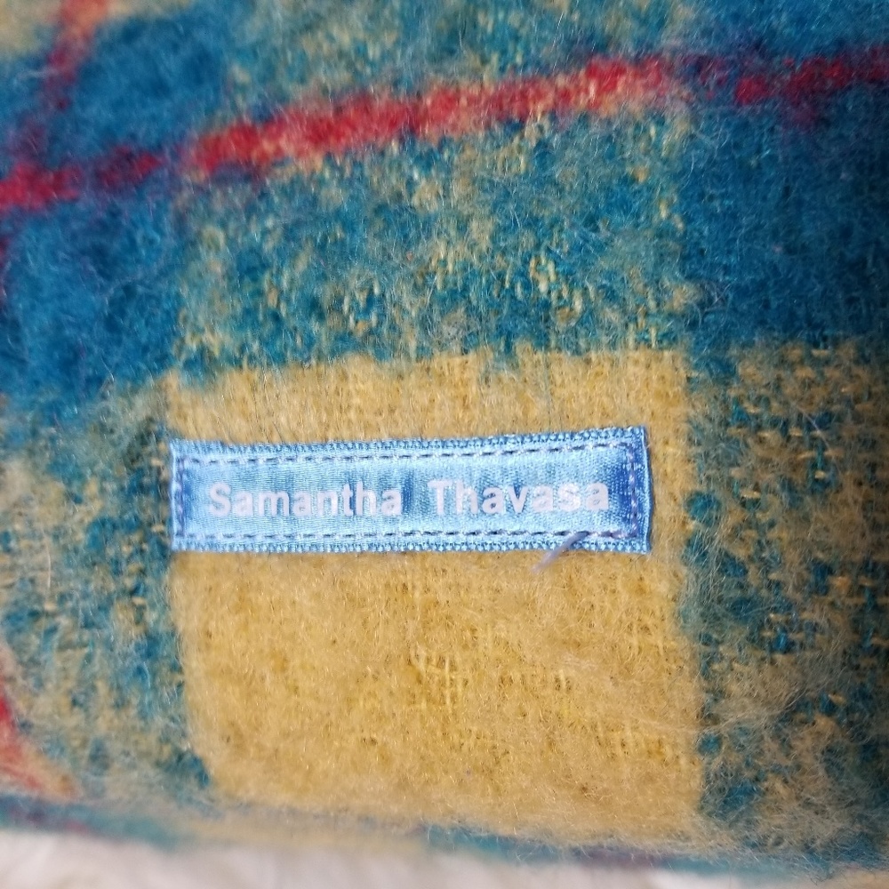 Samantha Thavasa Purse Authentic Plaid Handbag - Picture 7 of 8